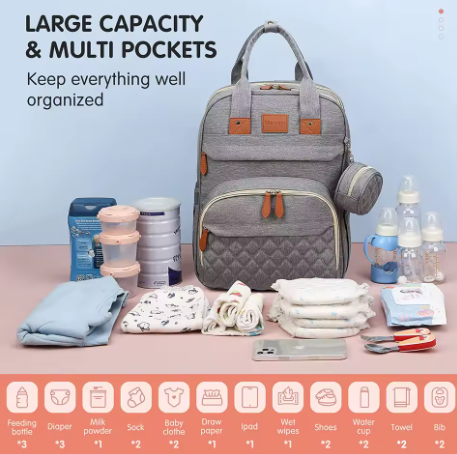 3 in 1 Diaper Bag